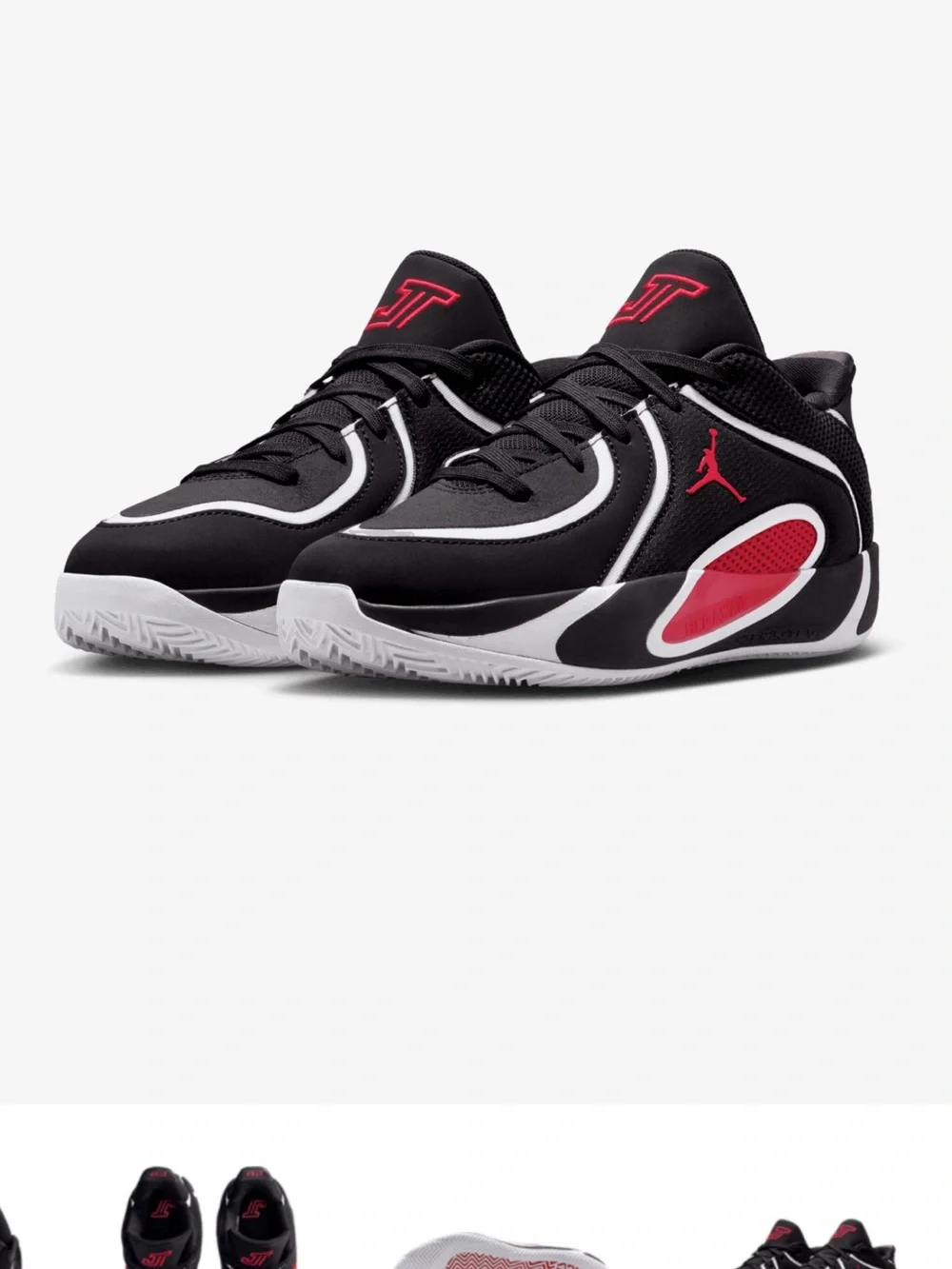 Jordan Tatum 4 'Bred' Basketball Shoes